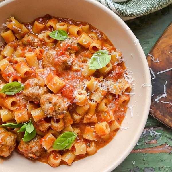 Mini Meatball Soup